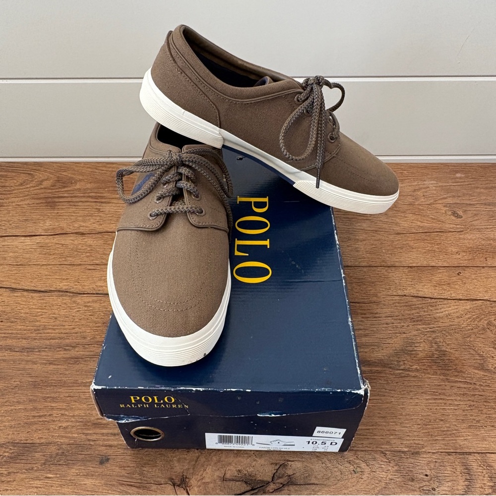 Polo by Ralph Lauren Men's Tan Sneakers